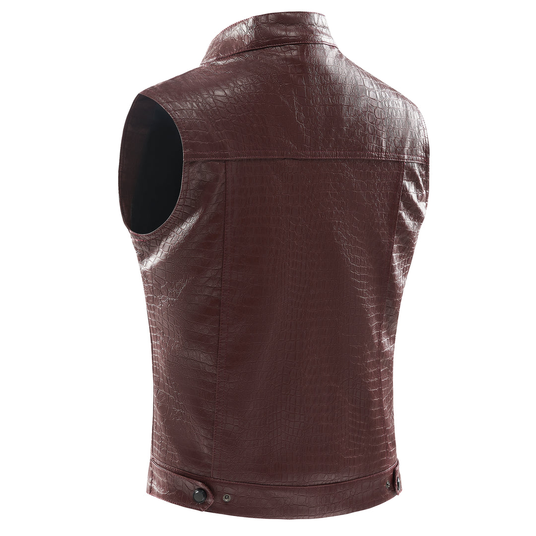 'The Serpent' Leather Vest