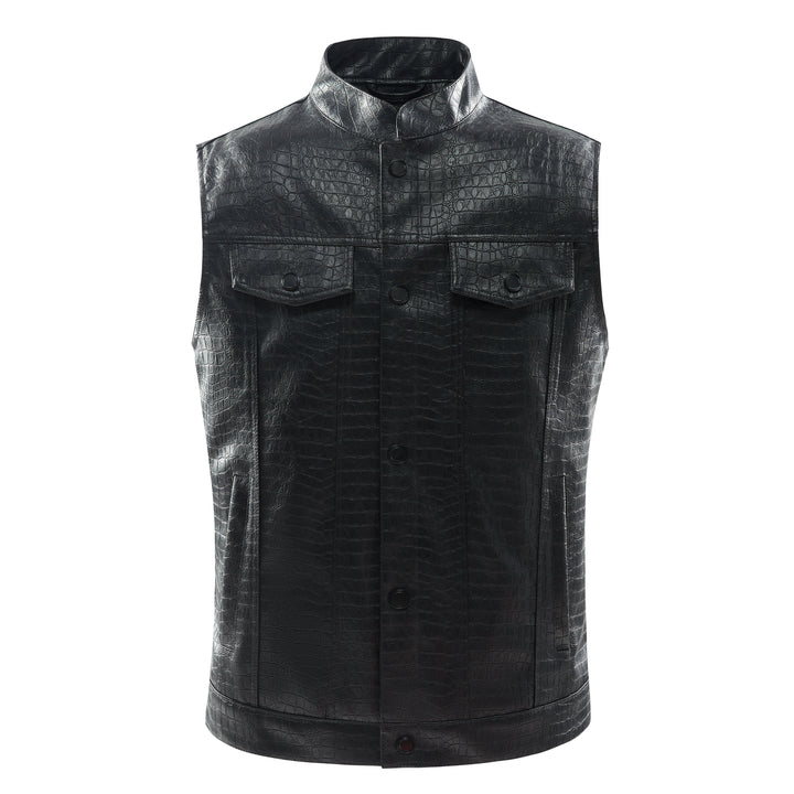 'The Serpent' Leather Vest