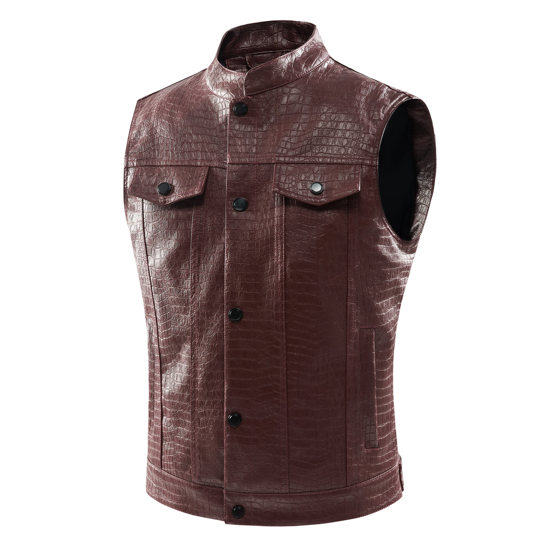 'The Serpent' Leather Vest